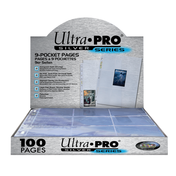 Ultra Pro - Feuilles de Classeur Silver