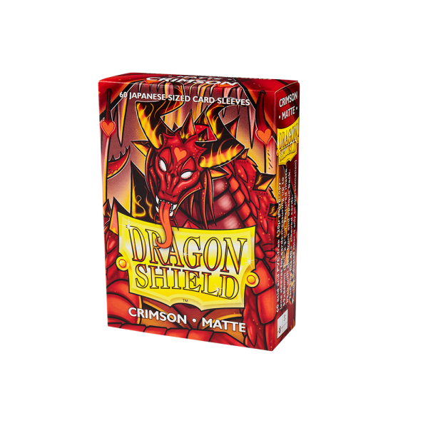 Sleeves - Dragon Shield Japanese - Crimson Matte