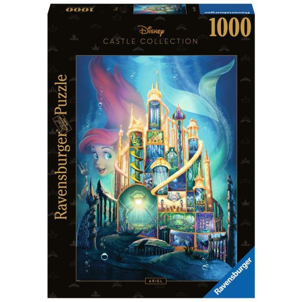 Puzzle 1000 pièces - Collection Château Disney Princesse - Ariel