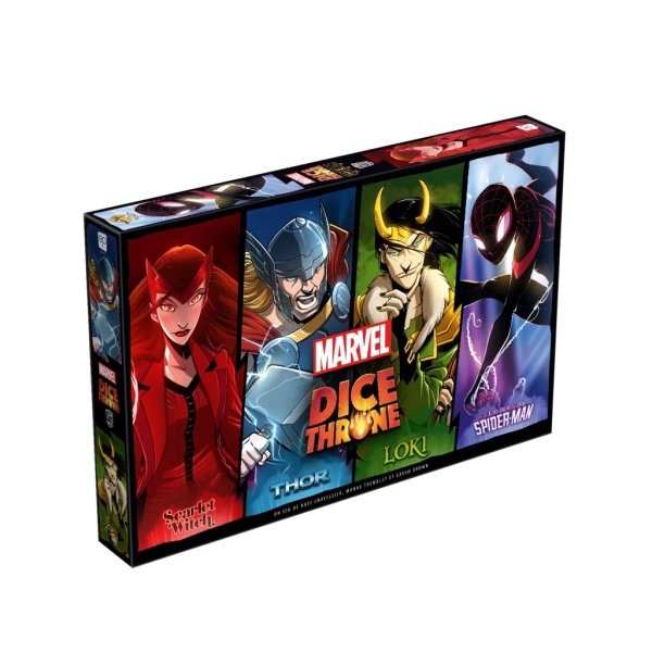 Dice Throne - Marvel - Scarlet - Thor - Loki - Spiderman