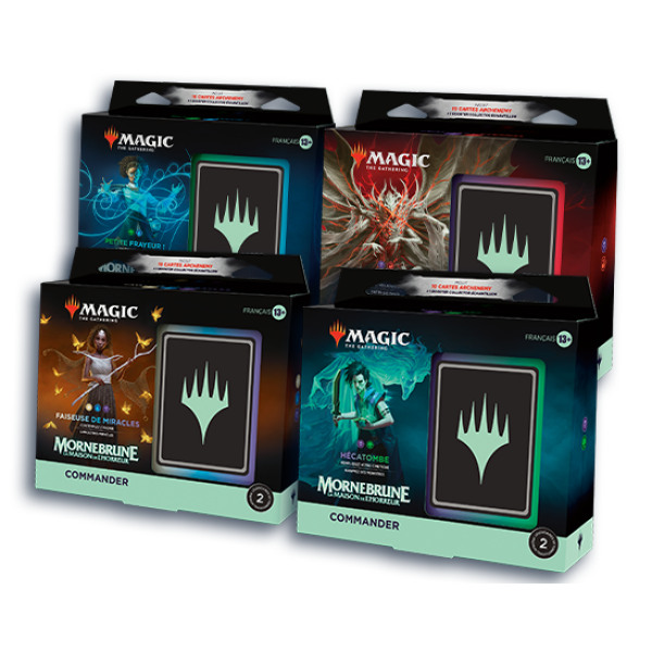 Magic The Gathering - Mornebrune La Maison de l'Horreur - Lot  de 4 Decks Commander