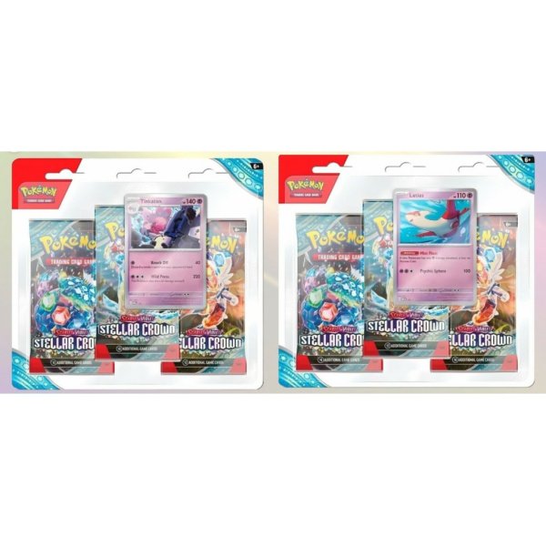 Pokémon - EV07 - Couronne Stellaire - Lot de 2 Tripack