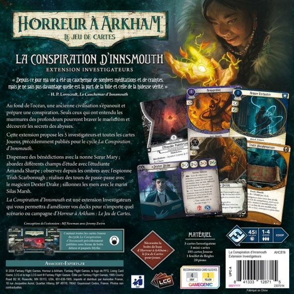 Horreur à Arkham JCE V2 - La Conspiration d'Innsmouth (Investigateurs) – Image 3